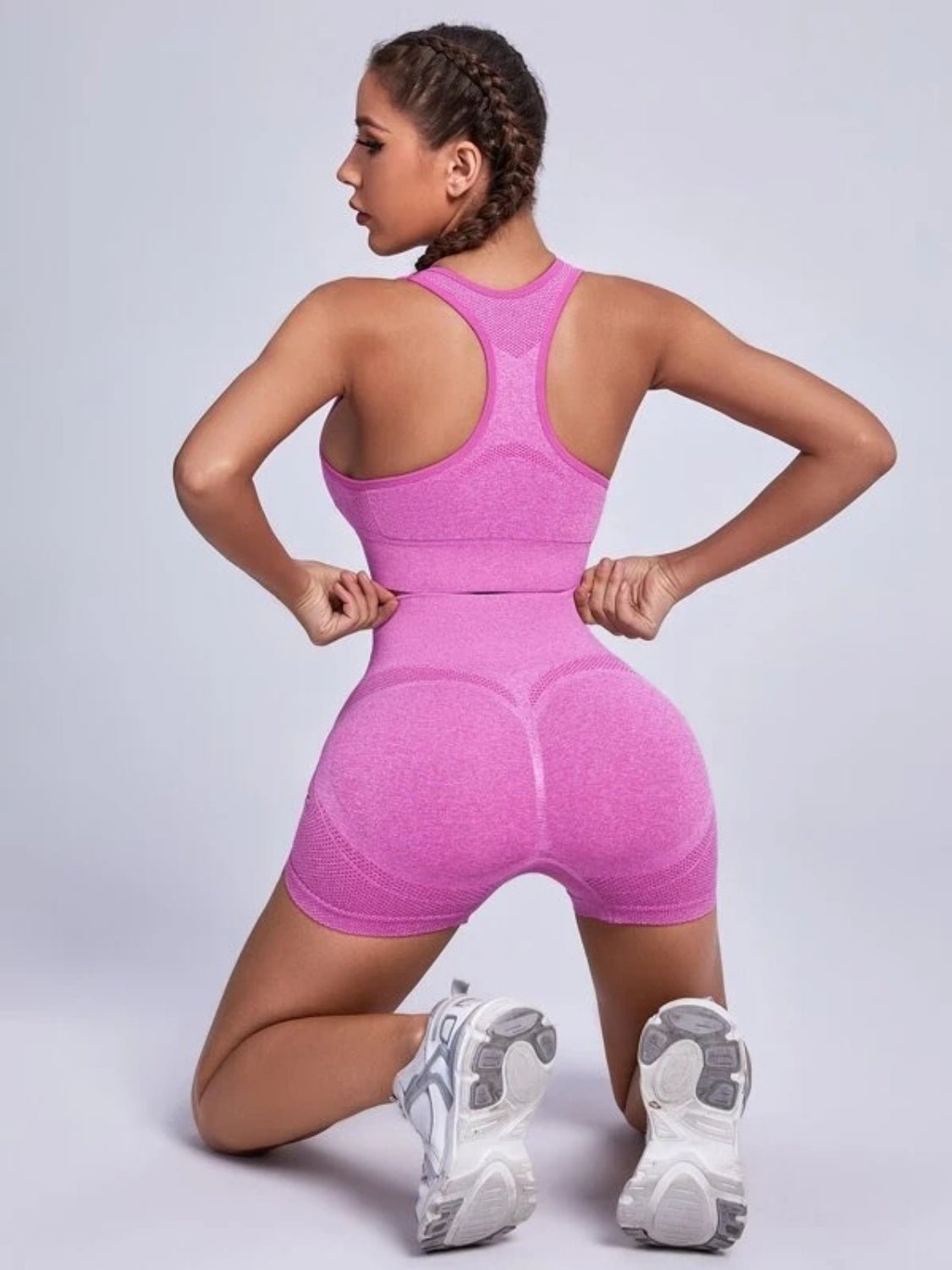 Scoop Neck Tank and Shorts Set - SKIP - She Keeps It Peachy