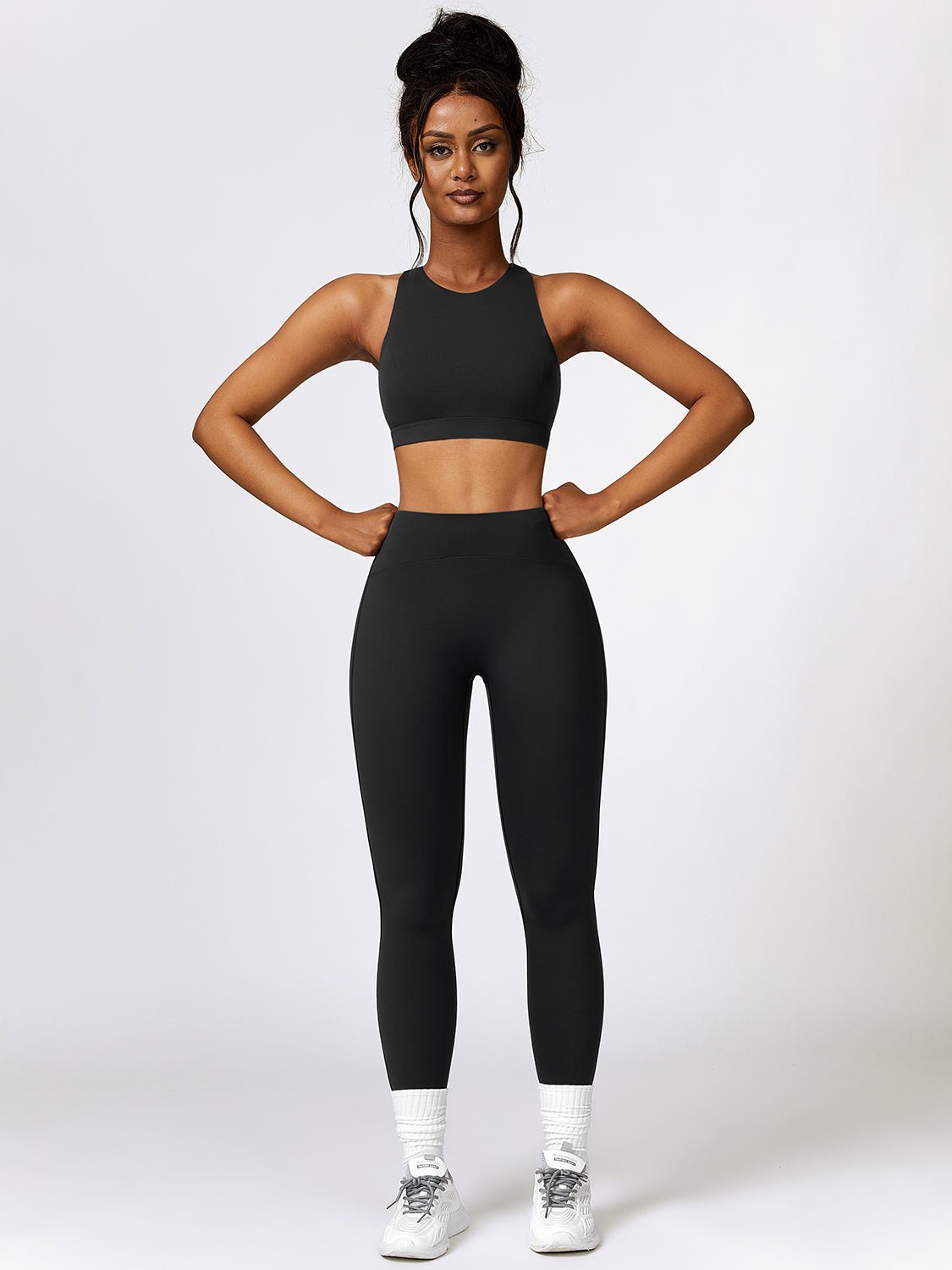 Cropped Tank and Leggings Set - SKIP - She Keeps It Peachy