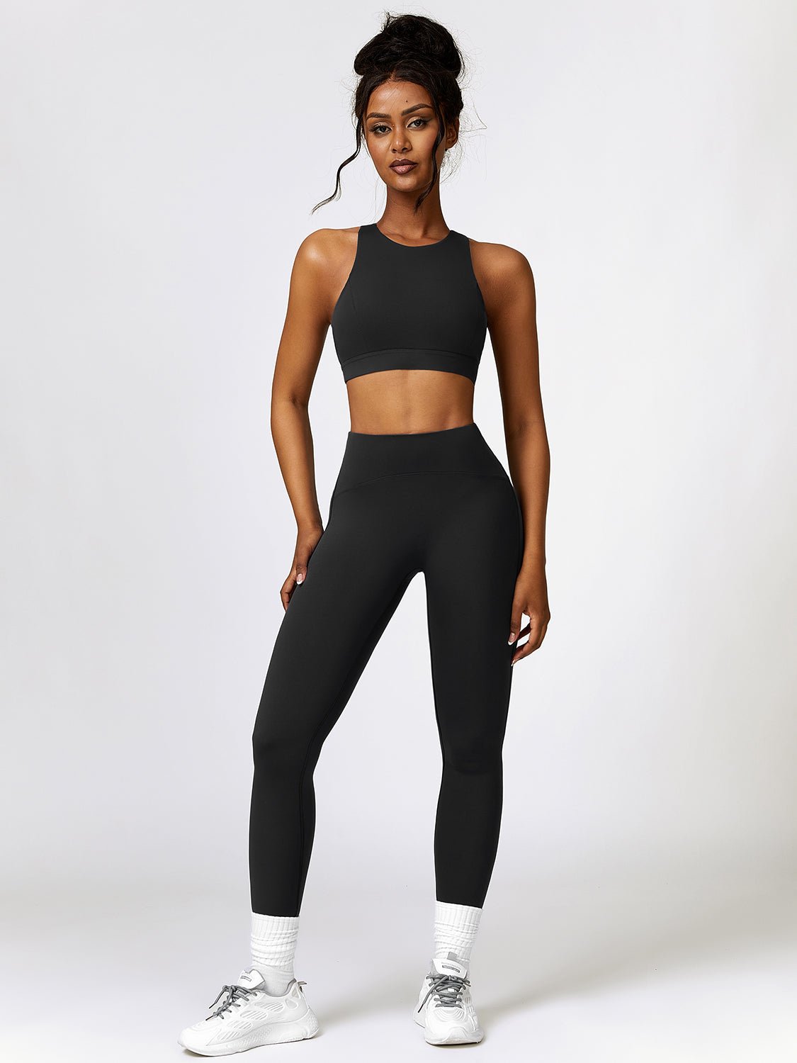 Cropped Tank and Leggings Set - SKIP - She Keeps It Peachy