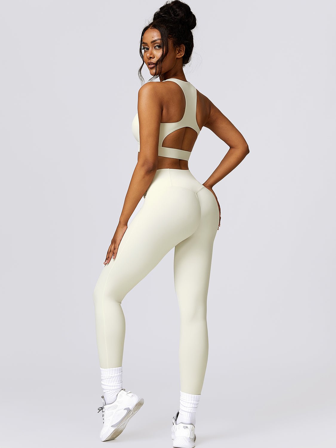 Cropped Tank and Leggings Set - SKIP - She Keeps It Peachy