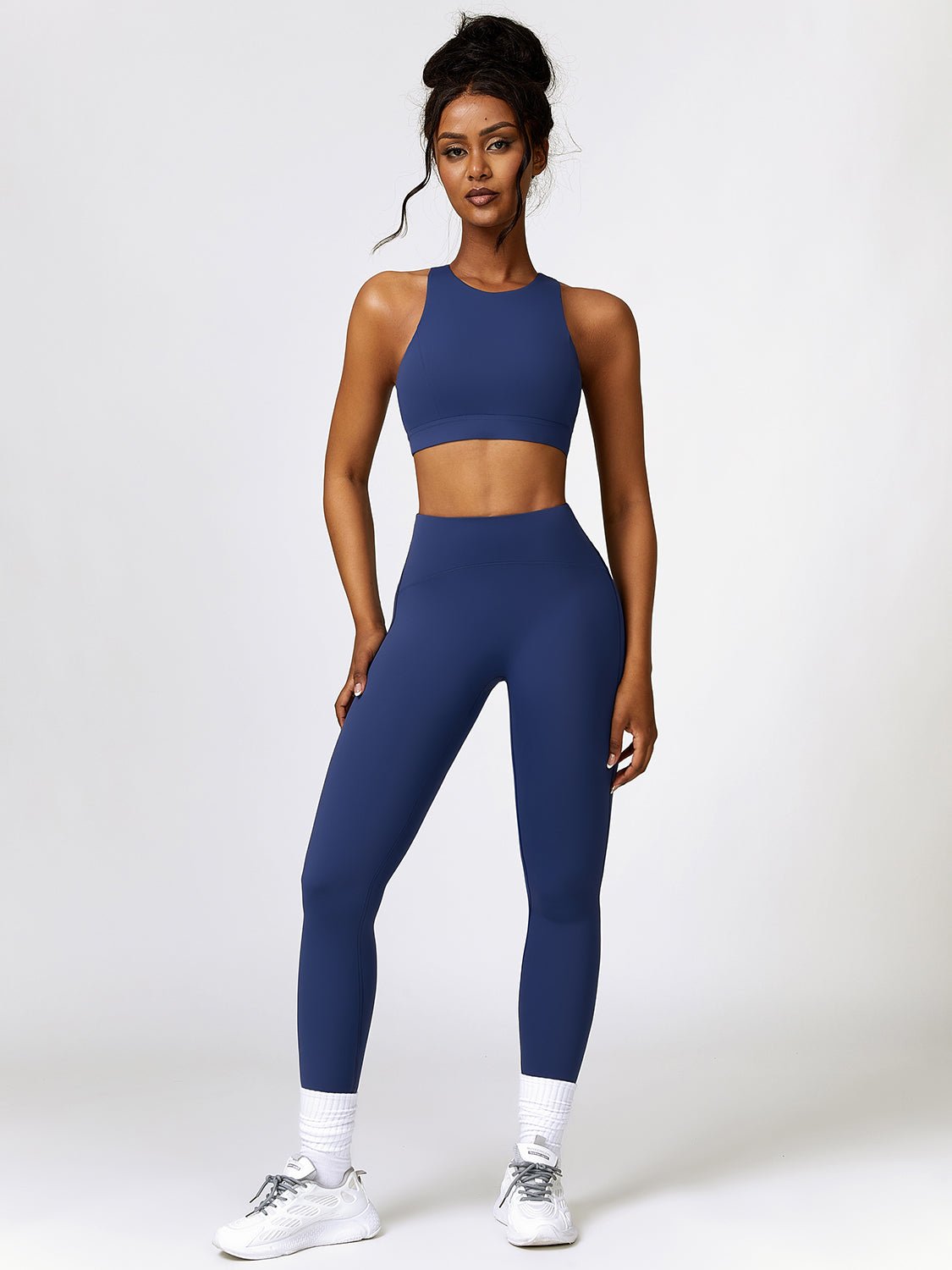 Cropped Tank and Leggings Set - SKIP - She Keeps It Peachy
