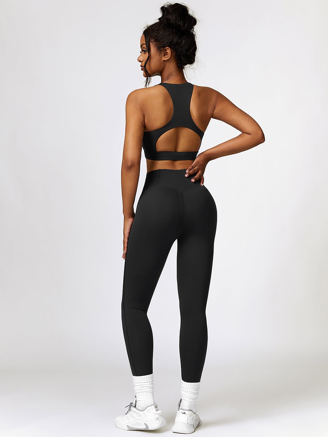 Cropped Tank and Leggings Set - SKIP - She Keeps It Peachy