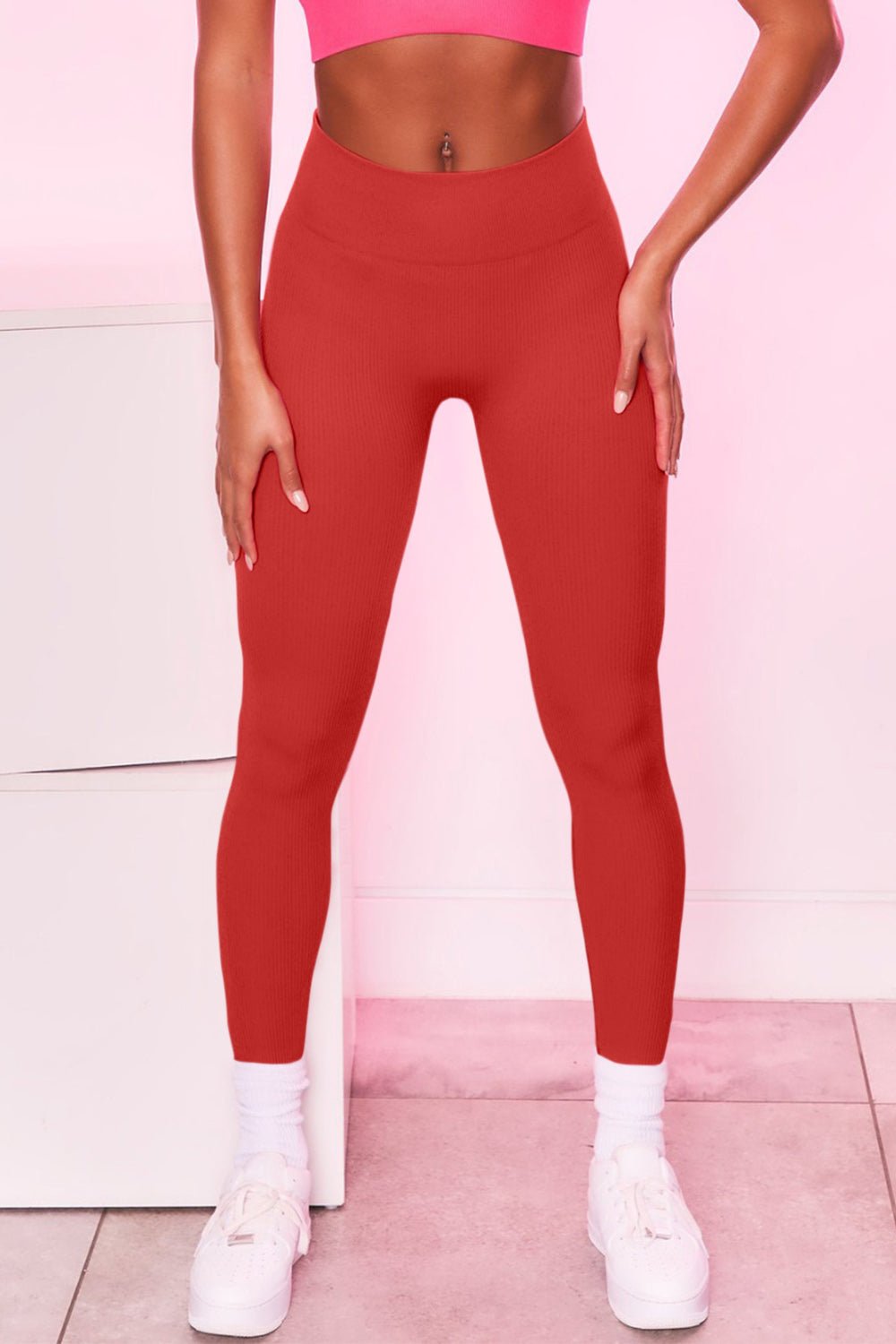 High Waist Pants - SKIP - She Keeps It Peachy