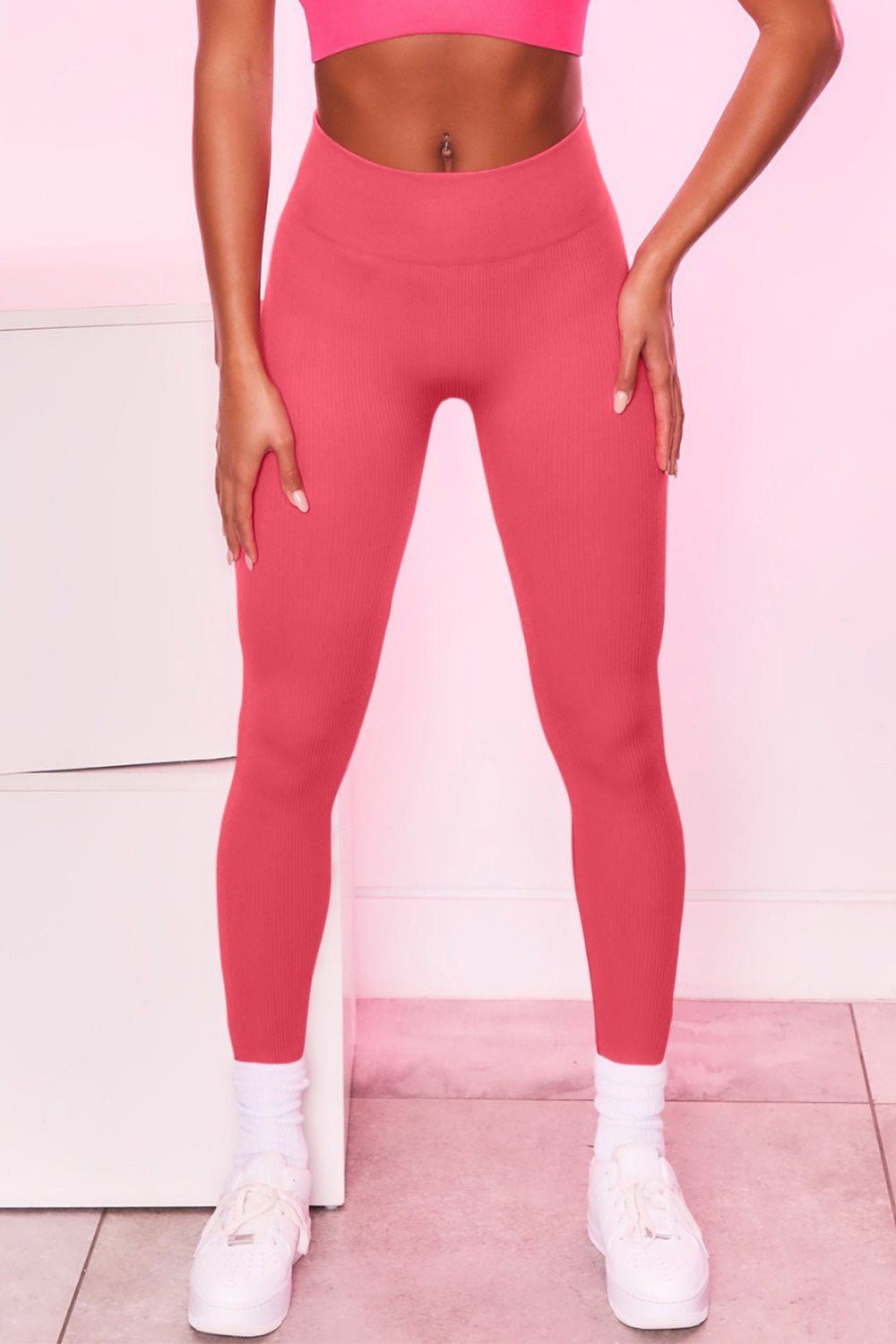 High Waist Pants - SKIP - She Keeps It Peachy