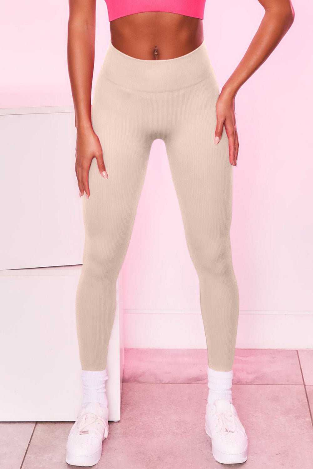 High Waist Pants - SKIP - She Keeps It Peachy