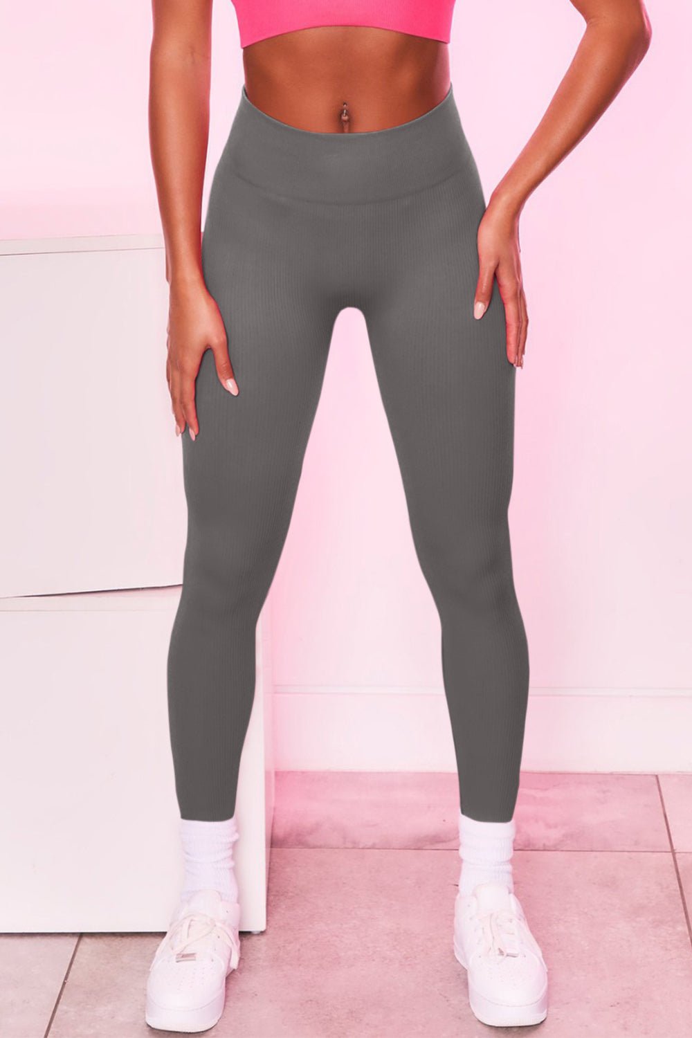 High Waist Pants - SKIP - She Keeps It Peachy