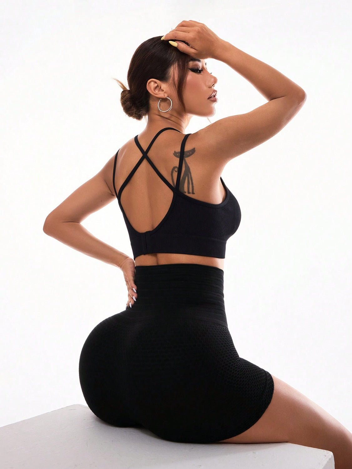 High Waist Shorts - SKIP - She Keeps It Peachy