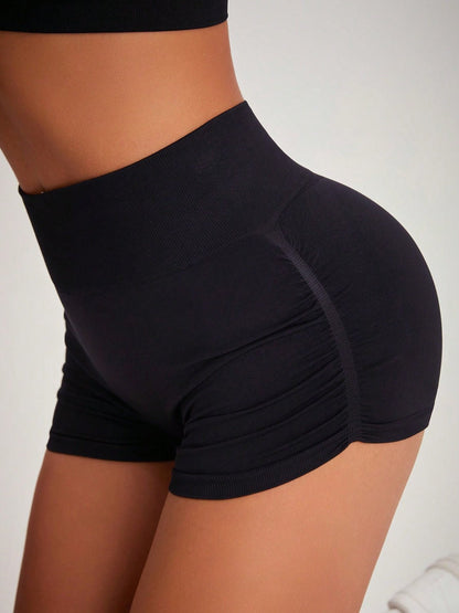 High Waist Shorts - SKIP - She Keeps It Peachy