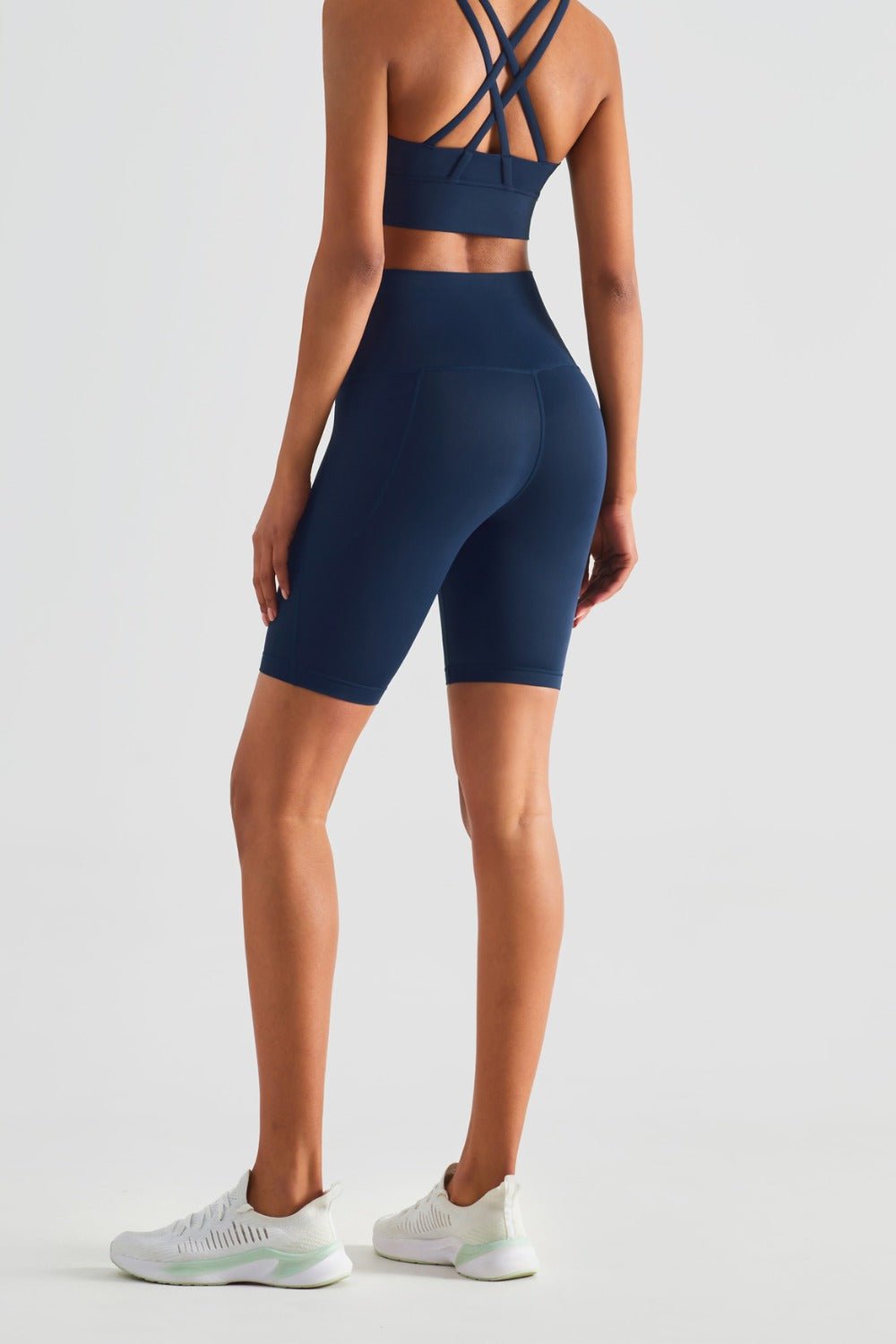 Pocketed High Waist Shorts - SKIP - She Keeps It Peachy
