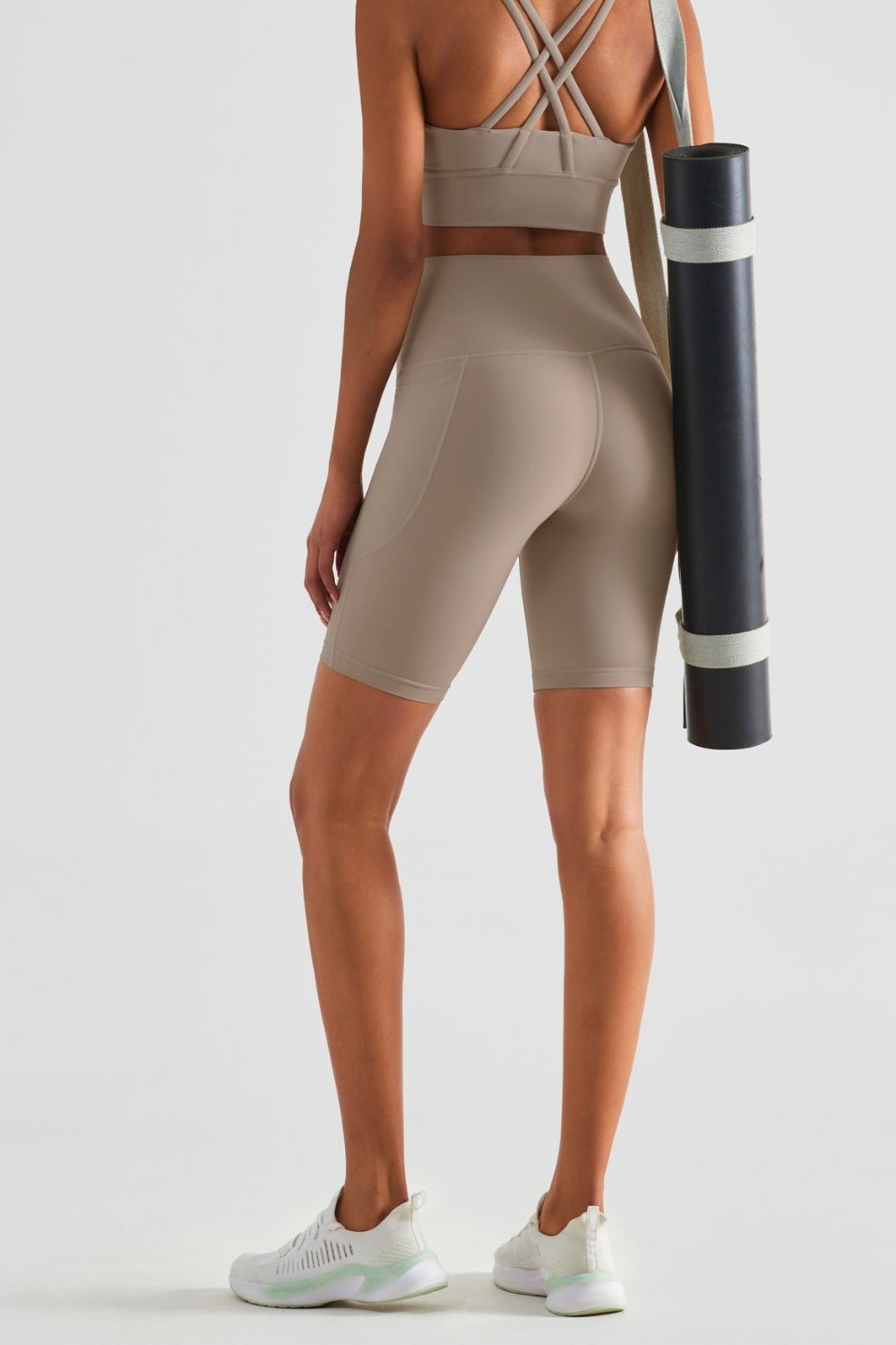 Pocketed High Waist Shorts - SKIP - She Keeps It Peachy