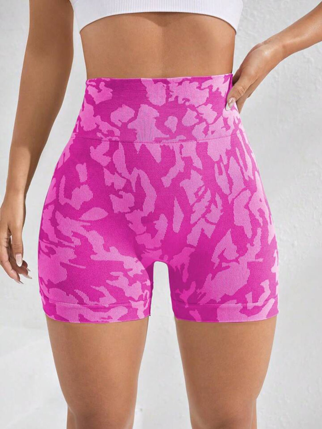Printed High Waist Shorts - SKIP - She Keeps It Peachy