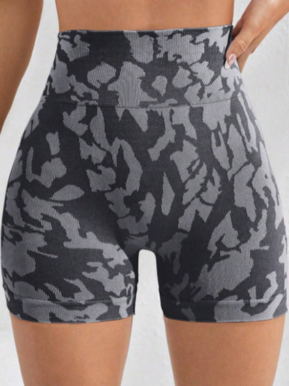 Printed High Waist Shorts - SKIP - She Keeps It Peachy