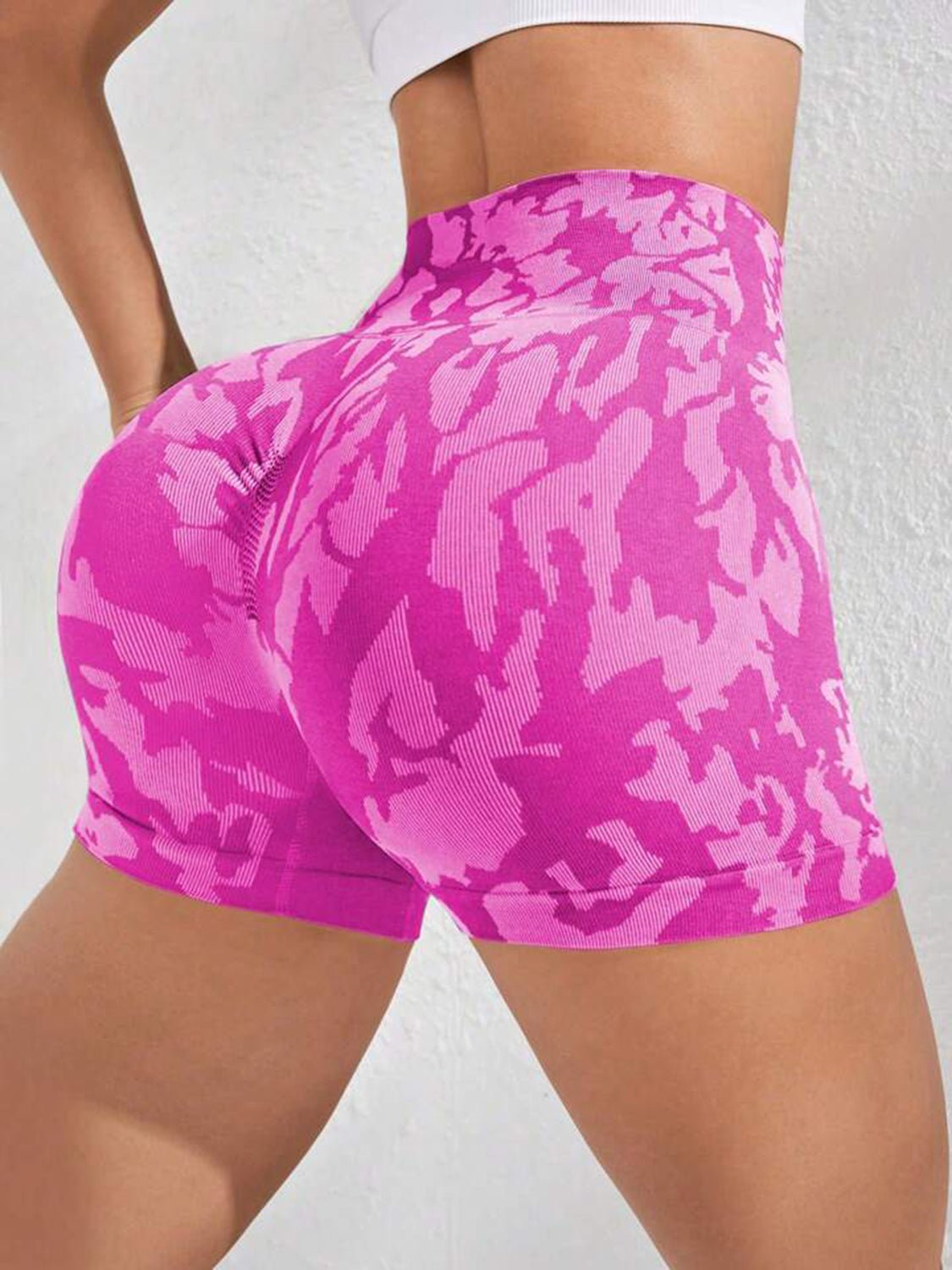 Printed High Waist Shorts - SKIP - She Keeps It Peachy