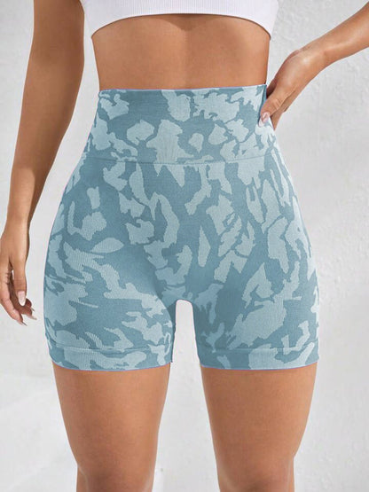 Printed High Waist Shorts - SKIP - She Keeps It Peachy