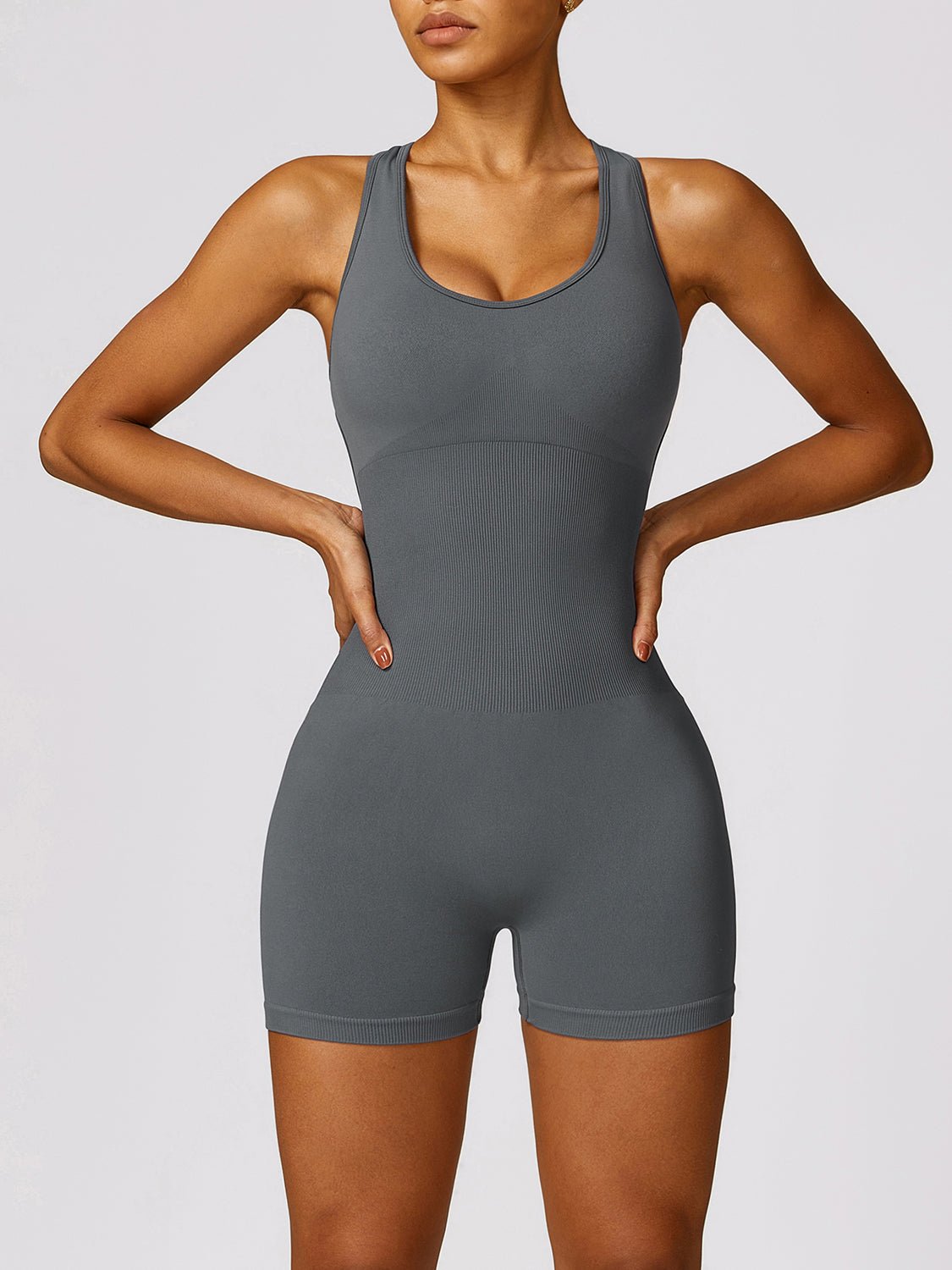Racerback Romper - SKIP - She Keeps It Peachy