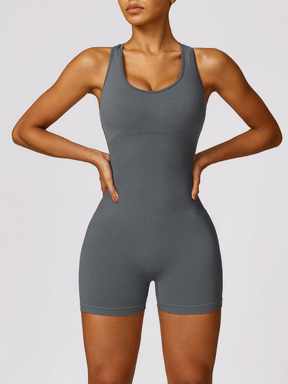 Racerback Romper - SKIP - She Keeps It Peachy