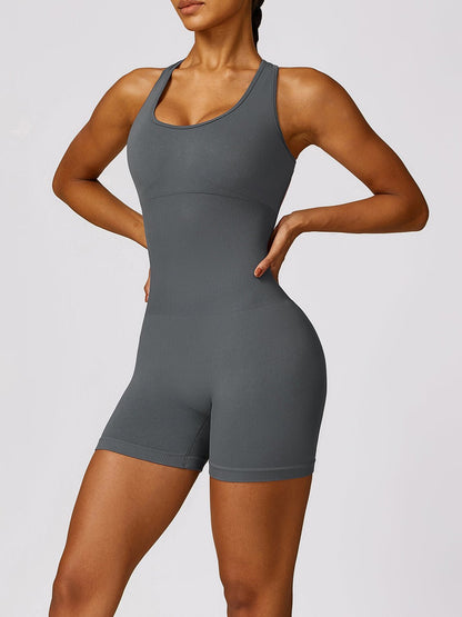 Racerback Romper - SKIP - She Keeps It Peachy
