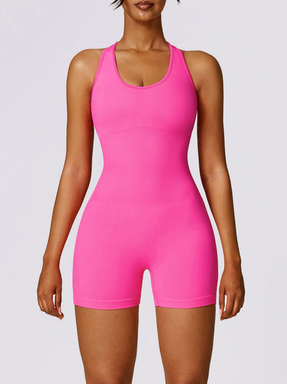 Racerback Romper - SKIP - She Keeps It Peachy