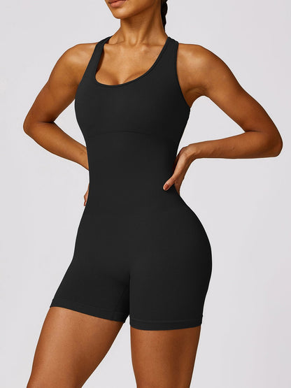 Racerback Romper - SKIP - She Keeps It Peachy