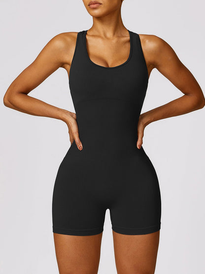 Racerback Romper - SKIP - She Keeps It Peachy