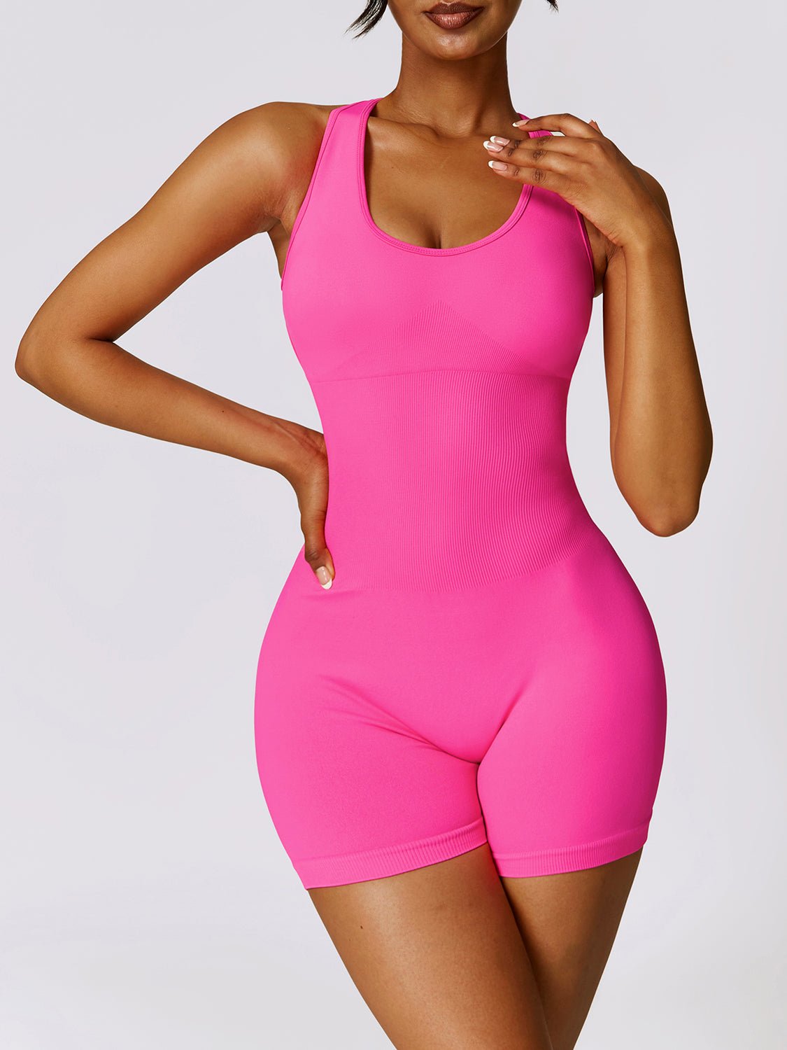 Racerback Romper - SKIP - She Keeps It Peachy