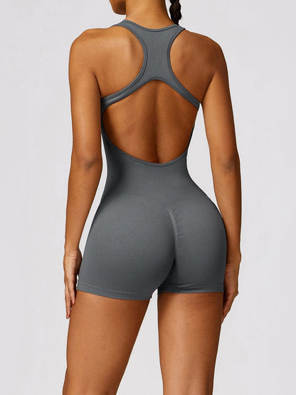 Racerback Romper - SKIP - She Keeps It Peachy