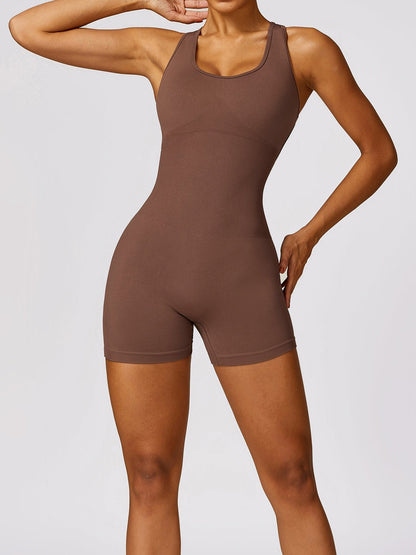 Racerback Romper - SKIP - She Keeps It Peachy