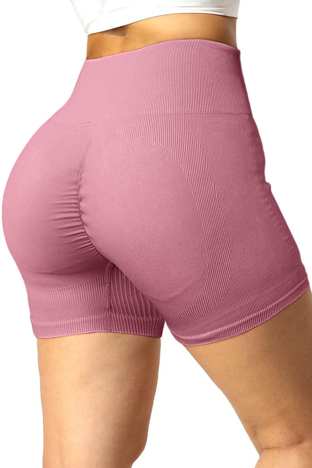 Ribbed Shorts - SKIP - She Keeps It Peachy