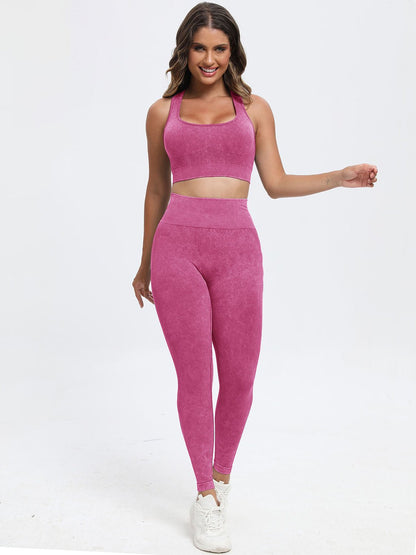 Scoop Neck Wide Strap Top and Pants Set - SKIP - She Keeps It Peachy