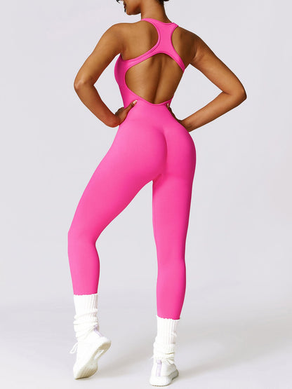 Sleeveless Cutout Racerback Bodysuit - SKIP - She Keeps It Peachy