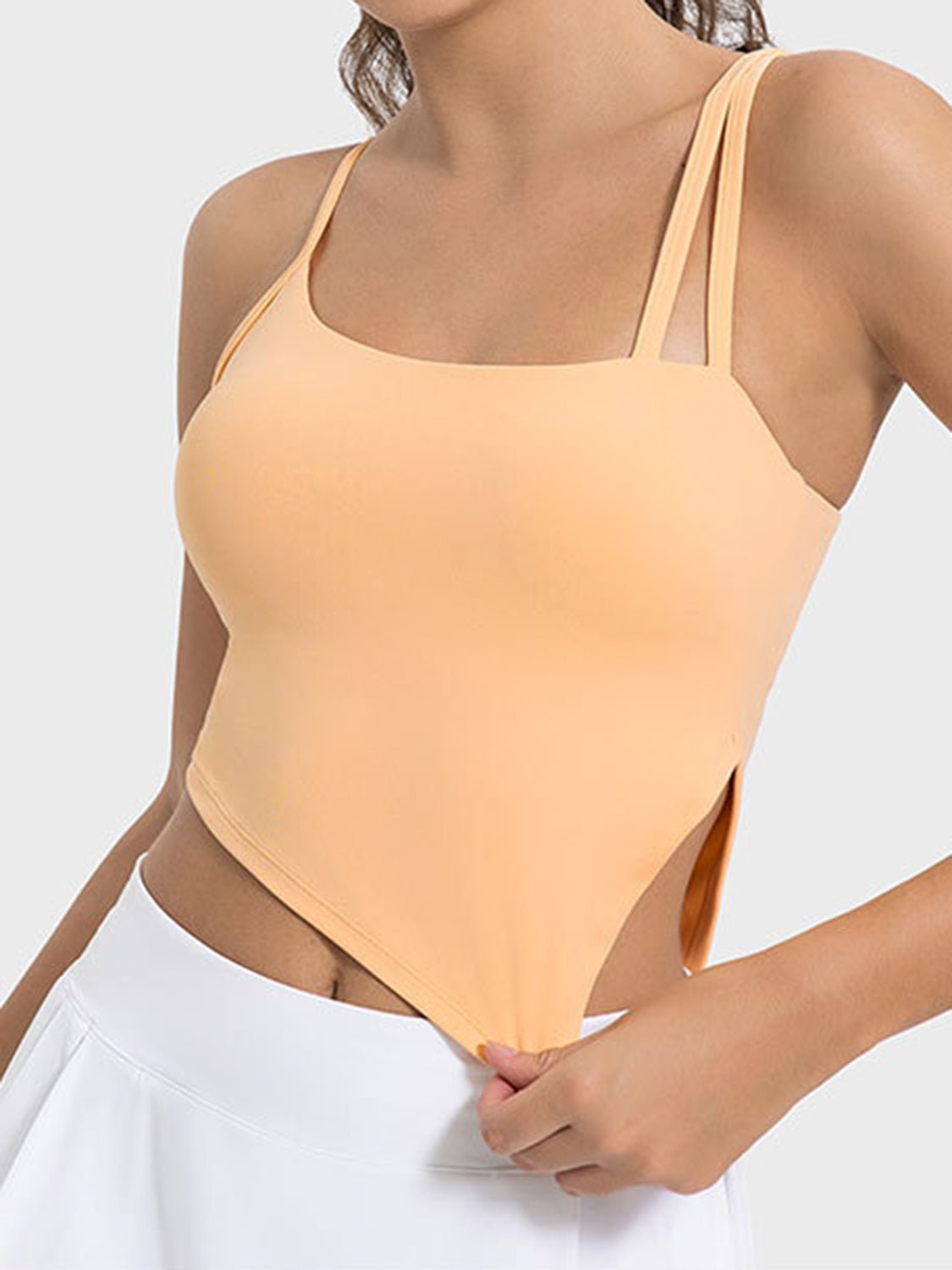 Slit Neck Cami - SKIP - She Keeps It Peachy
