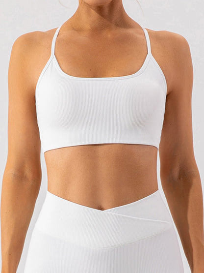 Spaghetti Strap Sports Bra - SKIP - She Keeps It Peachy