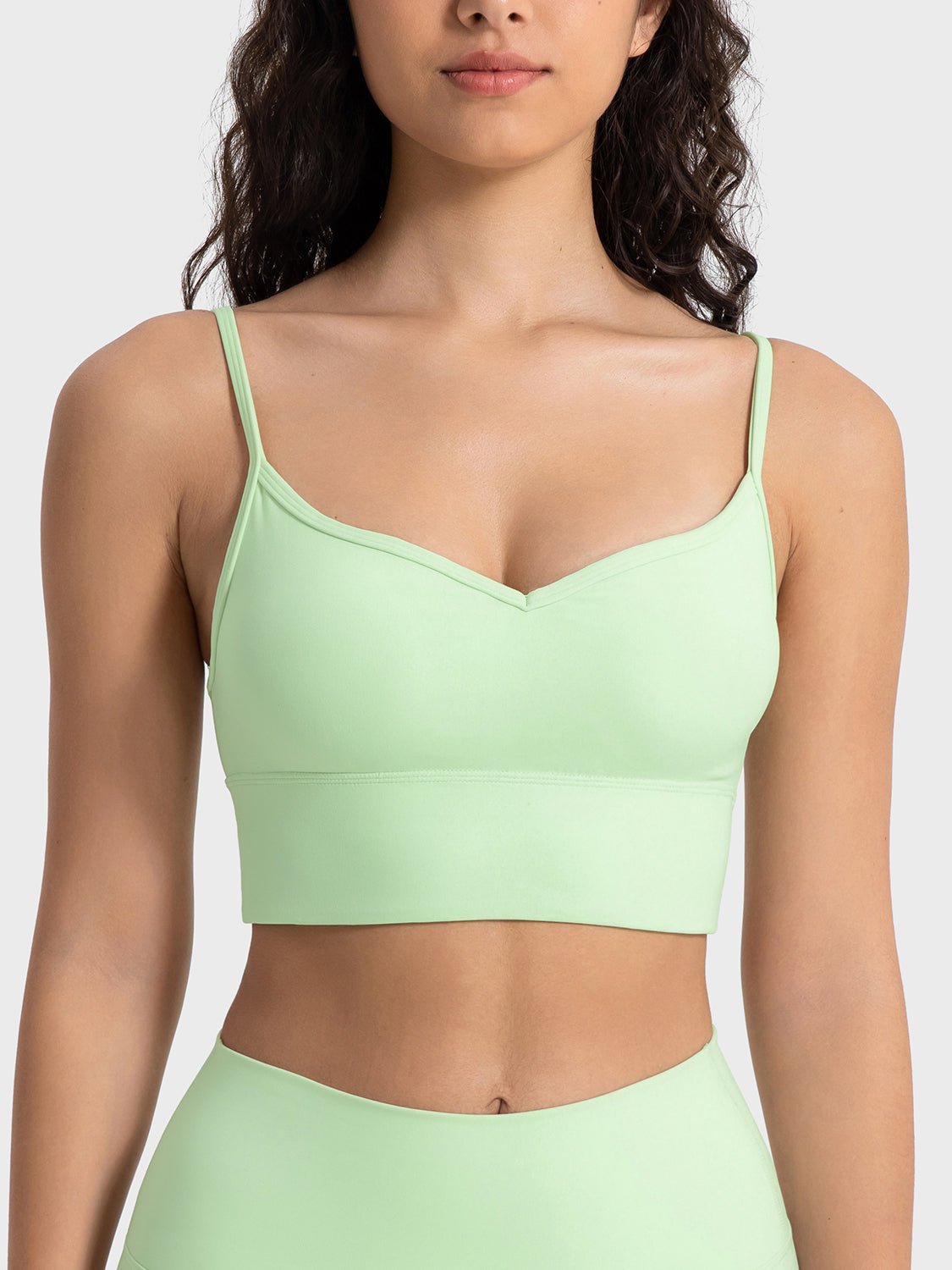 Spaghetti Strap Sports Bra - SKIP - She Keeps It Peachy