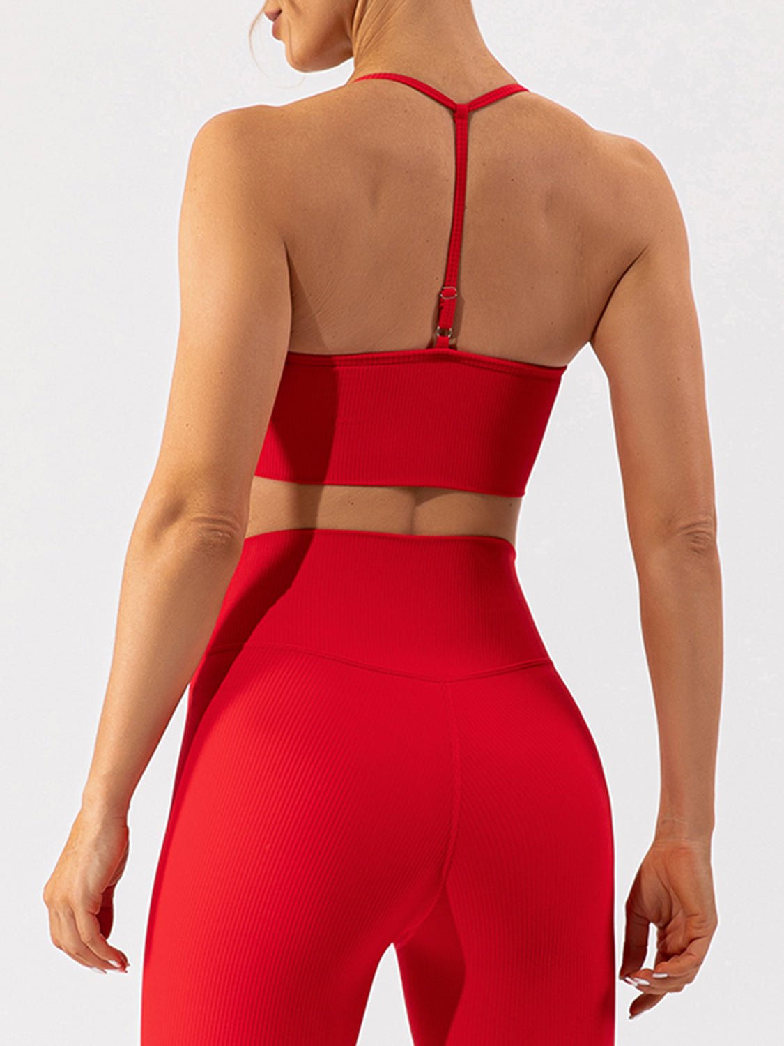 Spaghetti Strap Sports Bra - SKIP - She Keeps It Peachy