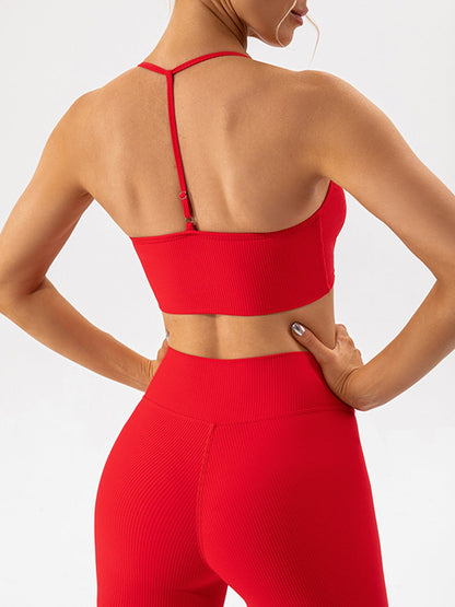 Spaghetti Strap Sports Bra - SKIP - She Keeps It Peachy