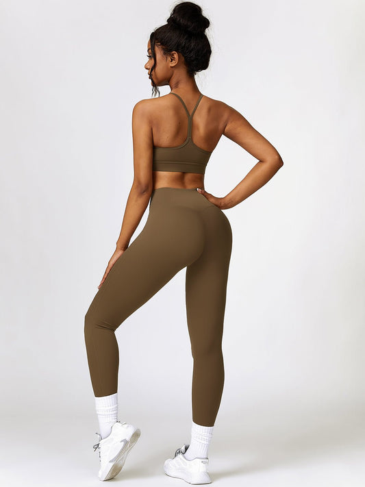 Sports Bra and Leggings Set - SKIP - She Keeps It Peachy