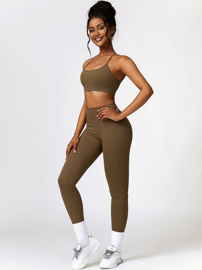 Sports Bra and Leggings Set - SKIP - She Keeps It Peachy