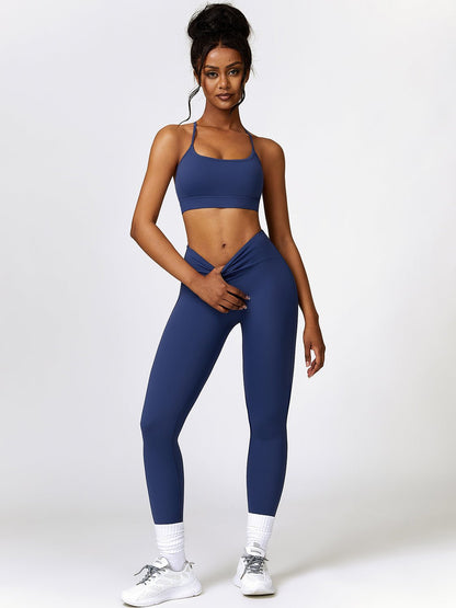 Sports Bra and Leggings Set - SKIP - She Keeps It Peachy