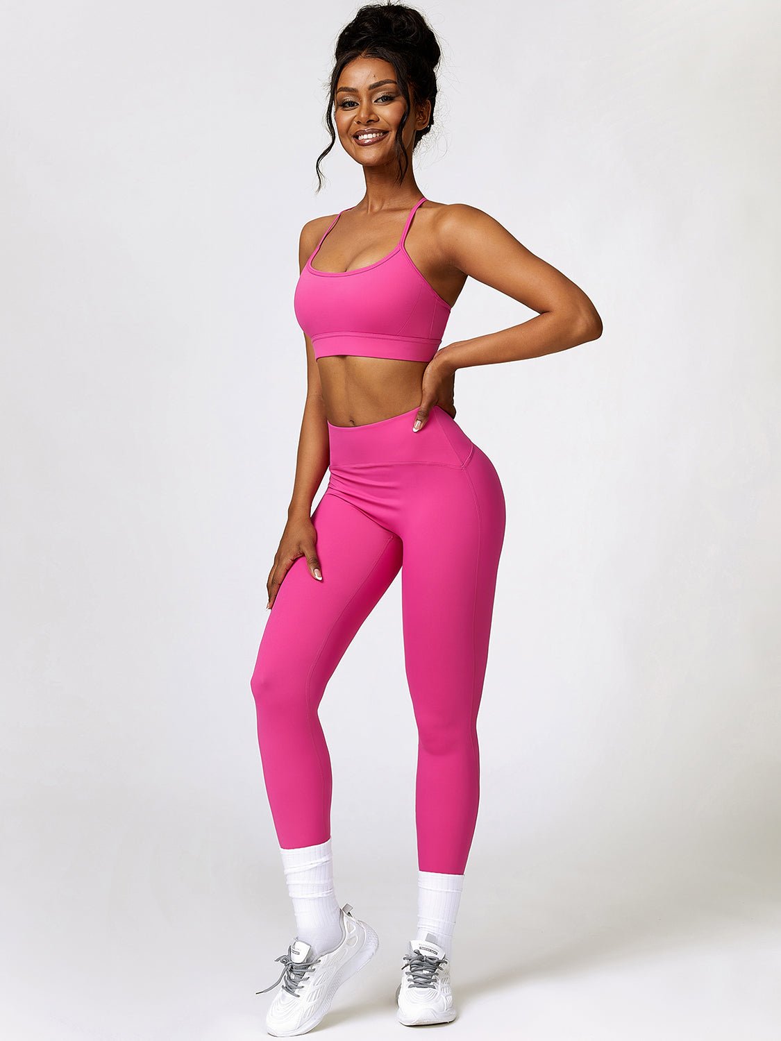 Sports Bra and Leggings Set - SKIP - She Keeps It Peachy