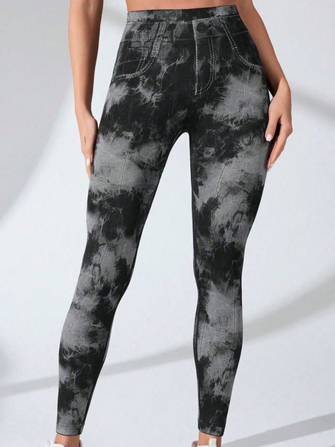Tie - Dye High Waist Leggings - SKIP - She Keeps It Peachy