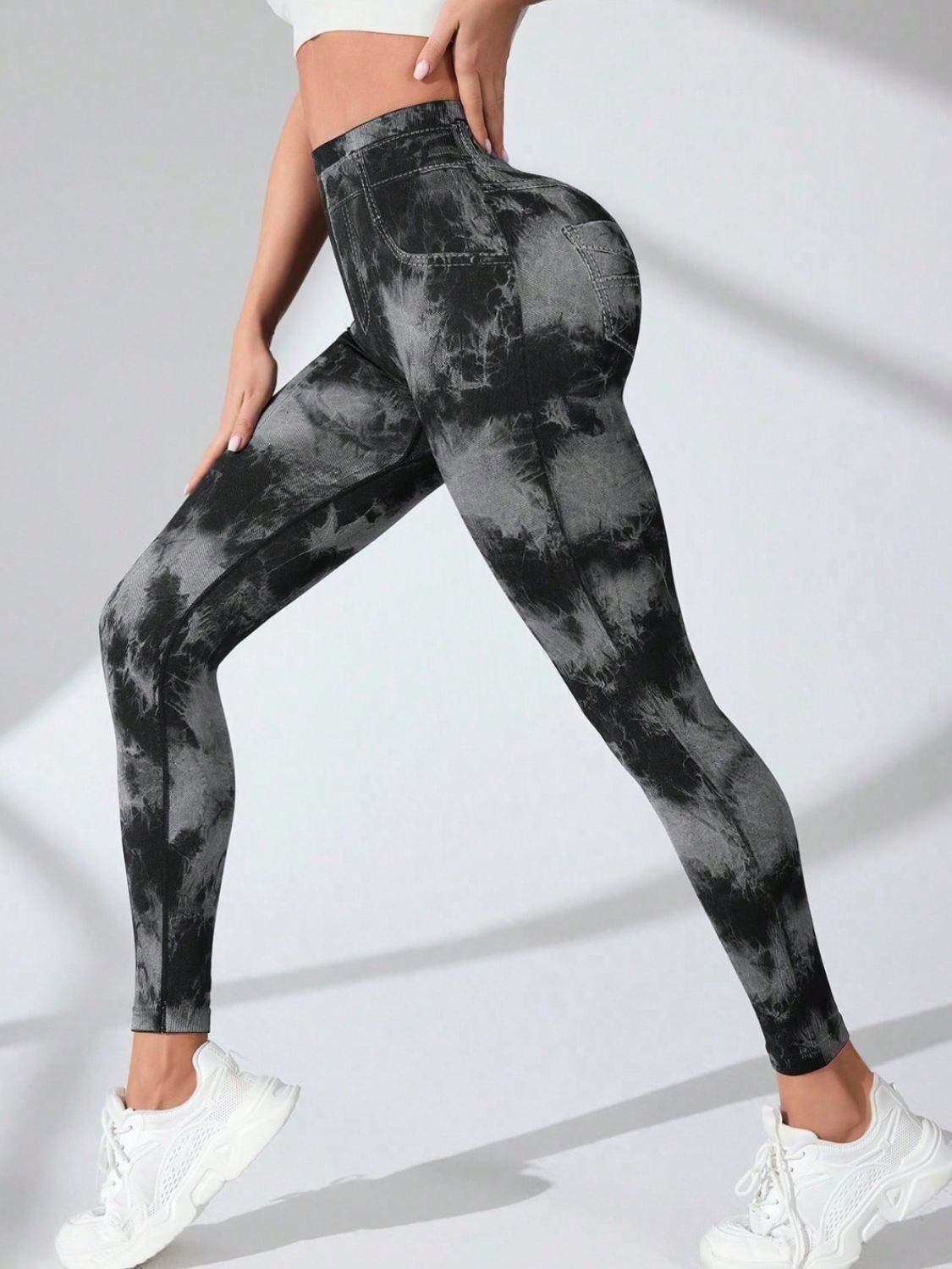 Tie - Dye High Waist Leggings - SKIP - She Keeps It Peachy