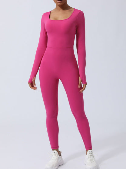 Twisted Backless Long Sleeve Bodysuit - SKIP - She Keeps It Peachy