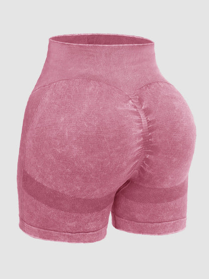Washed High Waist Shorts - SKIP - She Keeps It Peachy