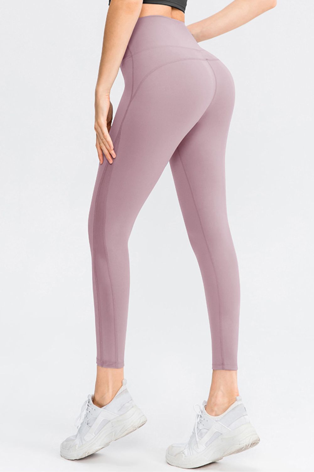 Wide Waistband Slim Fit Long Pants - SKIP - She Keeps It Peachy